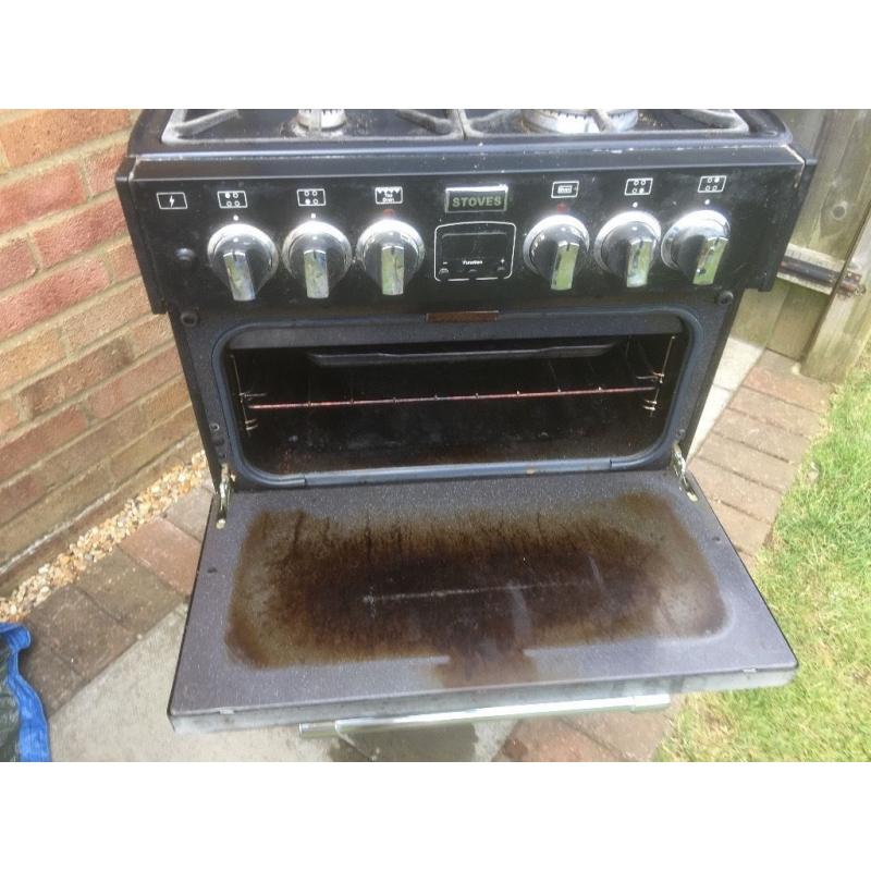 STOVES RICHMOND MINI RANGE - GAS - IN BLACK