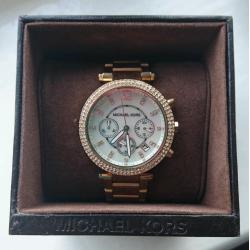 Michael kors rose gold women's watch with box!