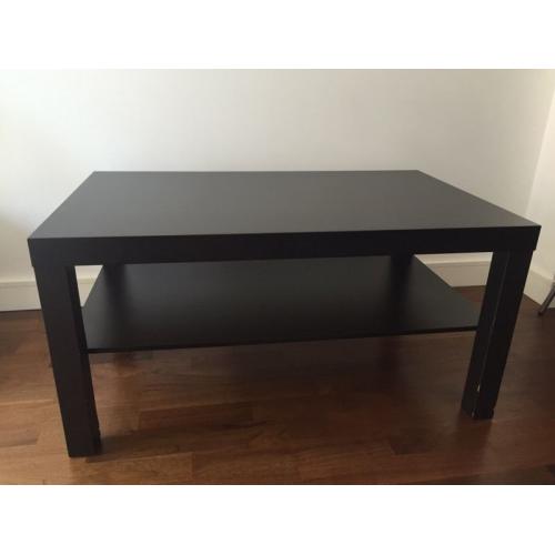Black IKEA coffee table