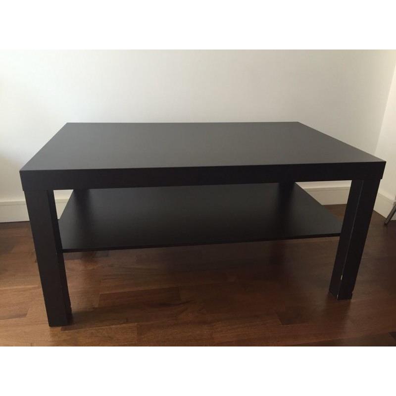 Black IKEA coffee table
