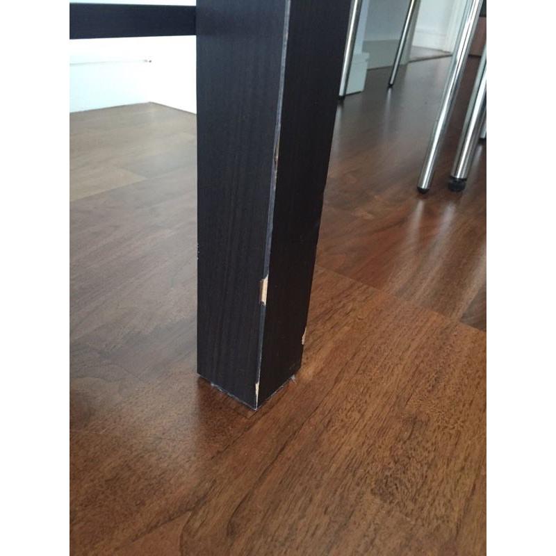 Black IKEA coffee table