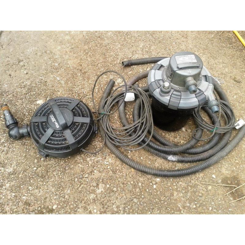 Fish/Koi pond pump and filter