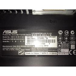Asus 21.5 inch hd monitor with built in speakers