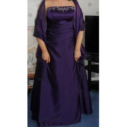 Purple Prom Dress Size 14