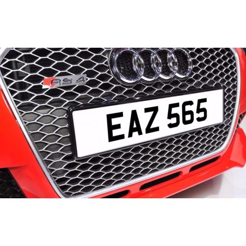 EAZ 565 Personalised Number Plate Audi BMW Ford Golf Mercedes Kia Vauxhall Tony Tad Todd Ted Terry