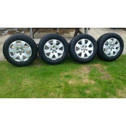 VW T5 wheels with tyres