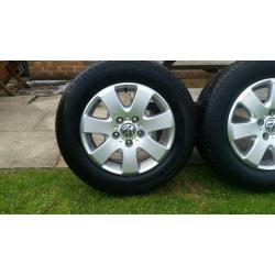 VW T5 wheels with tyres