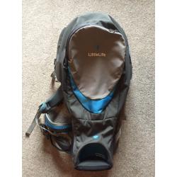 Littlelife baby carrier backpack blue grey