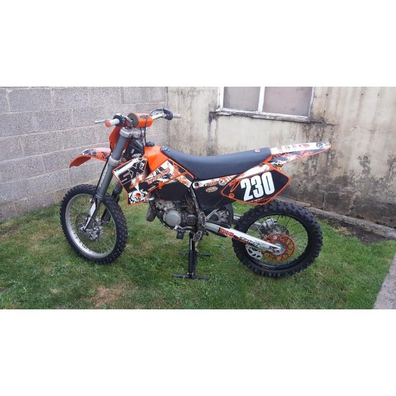 2004 ktm 125sx motocross bike (not cr, rm, kx, yz)