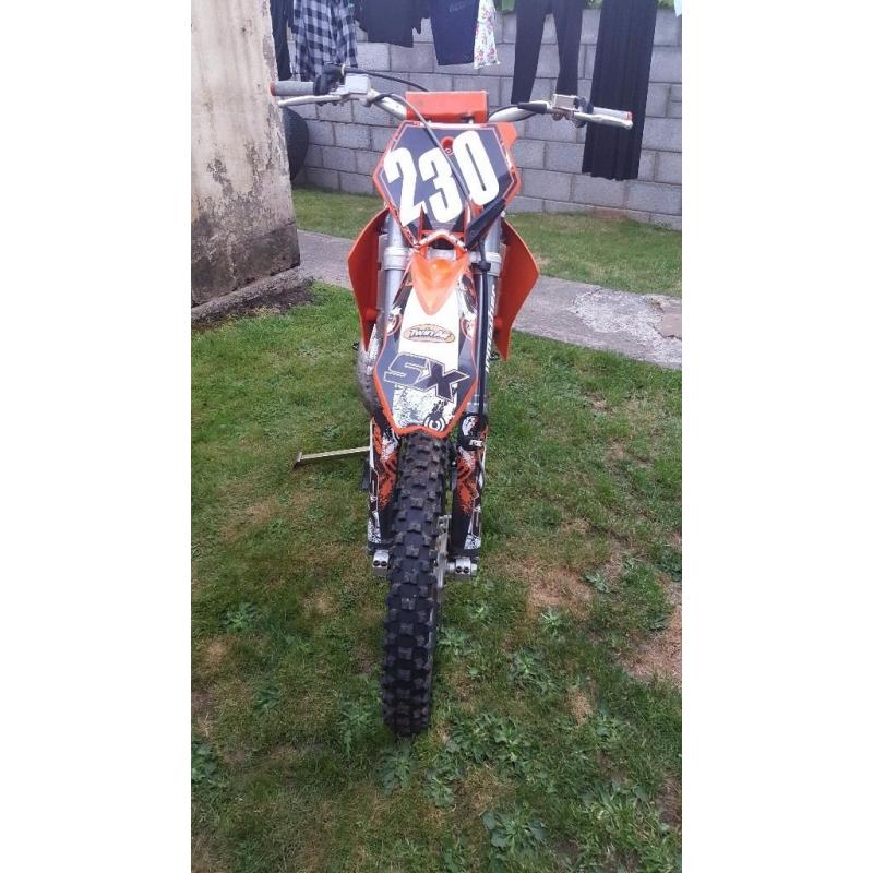 2004 ktm 125sx motocross bike (not cr, rm, kx, yz)