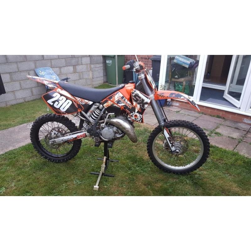 2004 ktm 125sx motocross bike (not cr, rm, kx, yz)