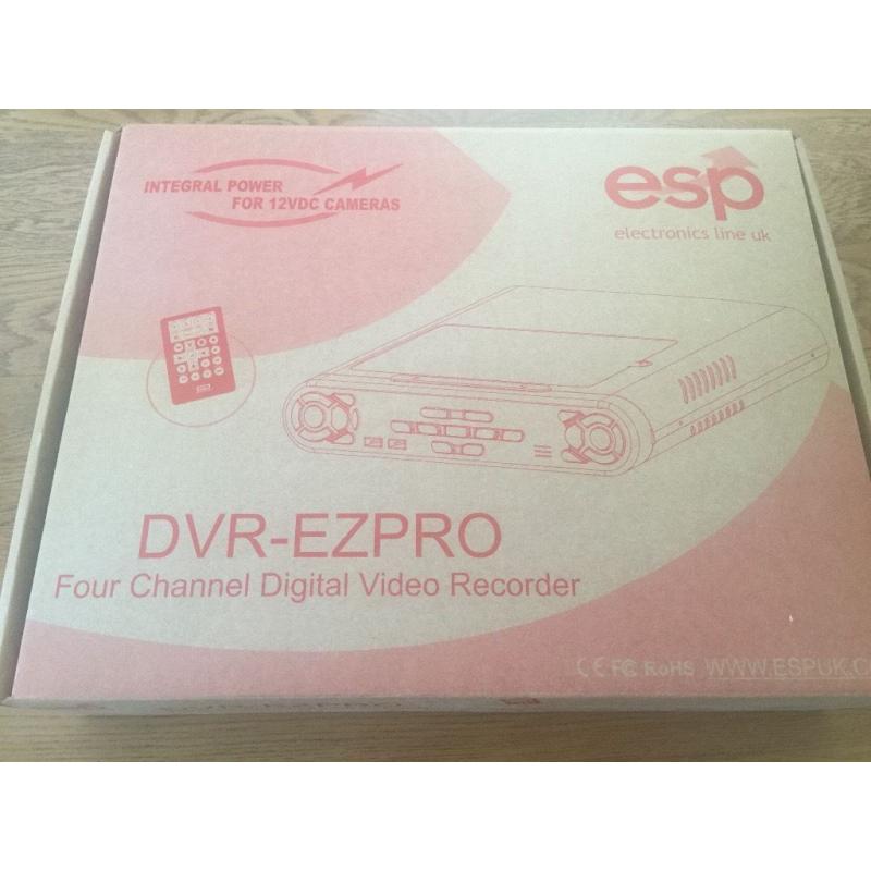 esp DVR-EZPRO four channel digital video recorder for CCTV Recording