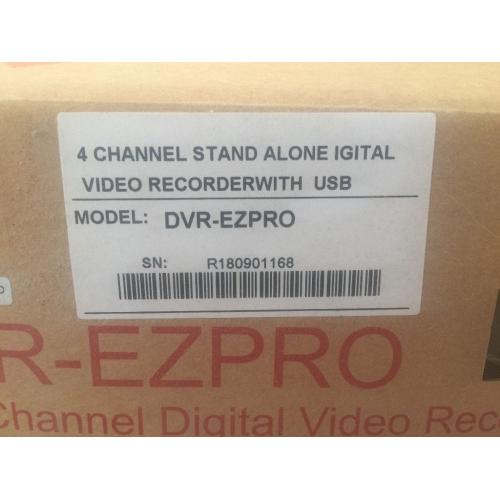 esp DVR-EZPRO four channel digital video recorder for CCTV Recording