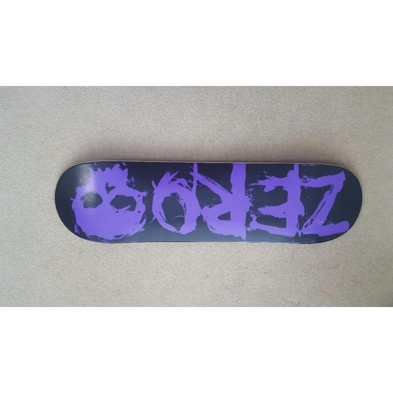 Zero Blood Purple Skateboard Deck 8.25"