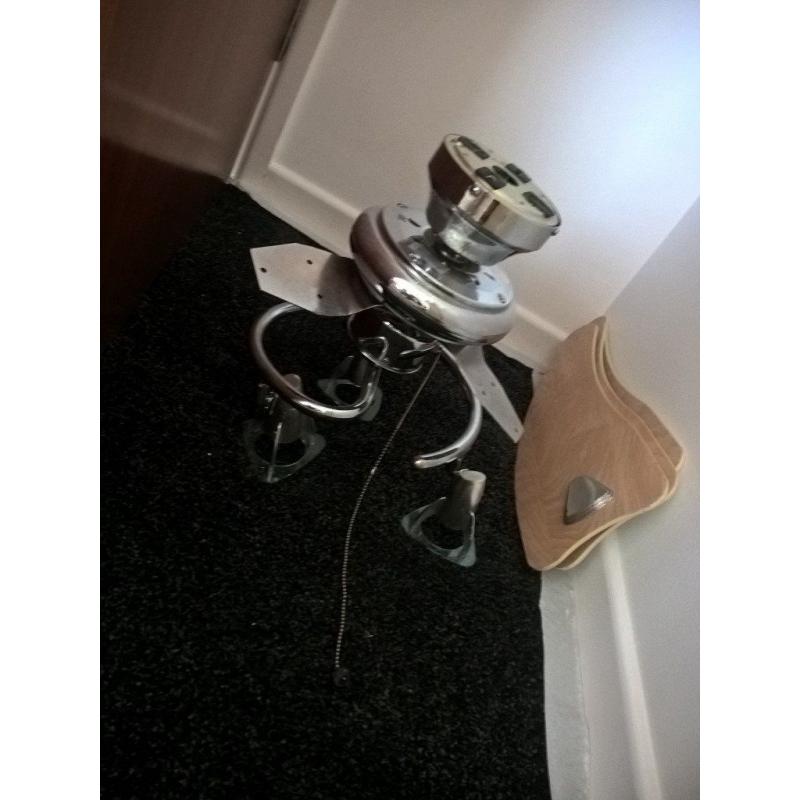 ceiling fan with 3 lights