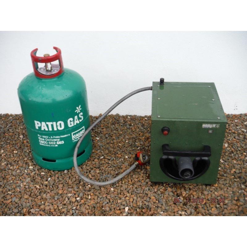 Texol Midg-IT Midge machine catcher trap Mosquito Magnet optional FULL gas bottle