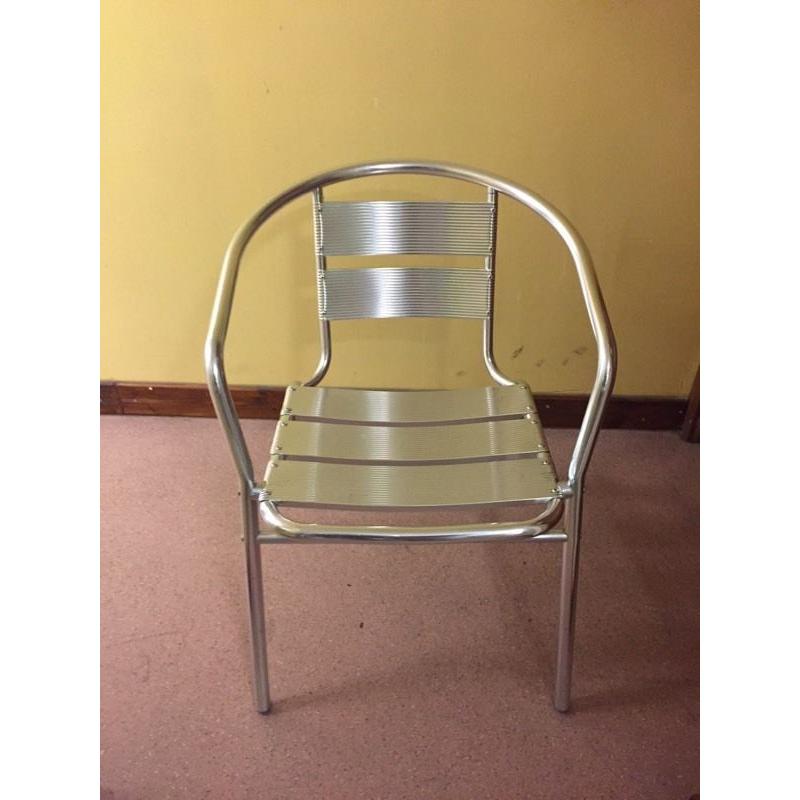 14x aluminium chairs . Good order.