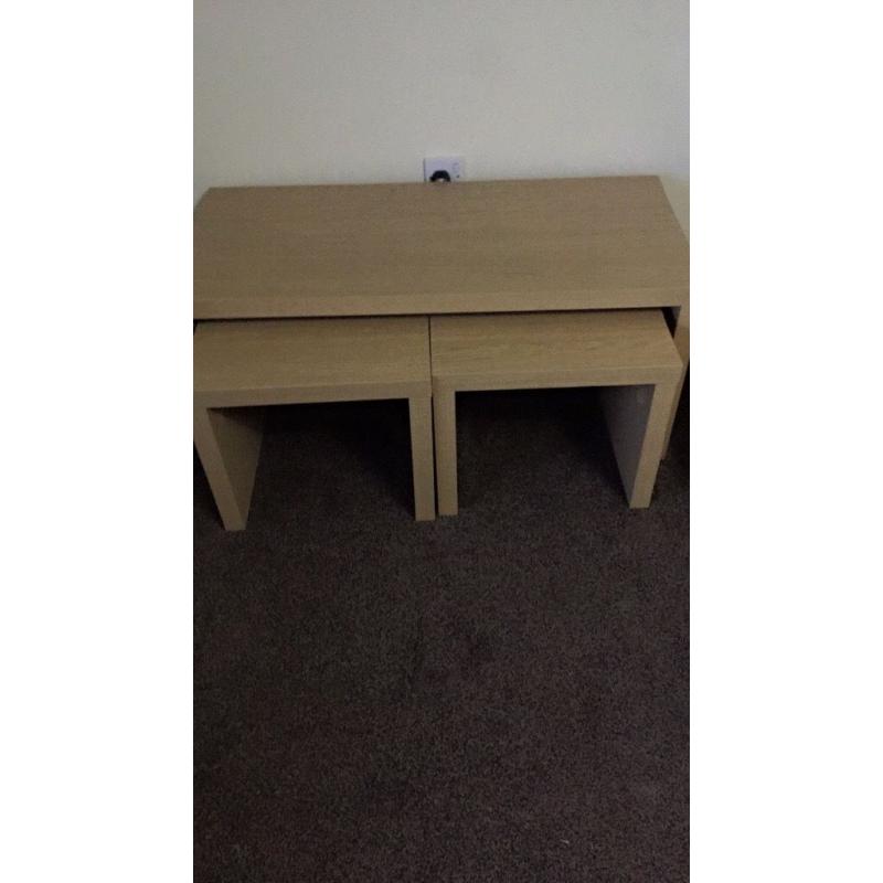 Next set of coffee table great condition