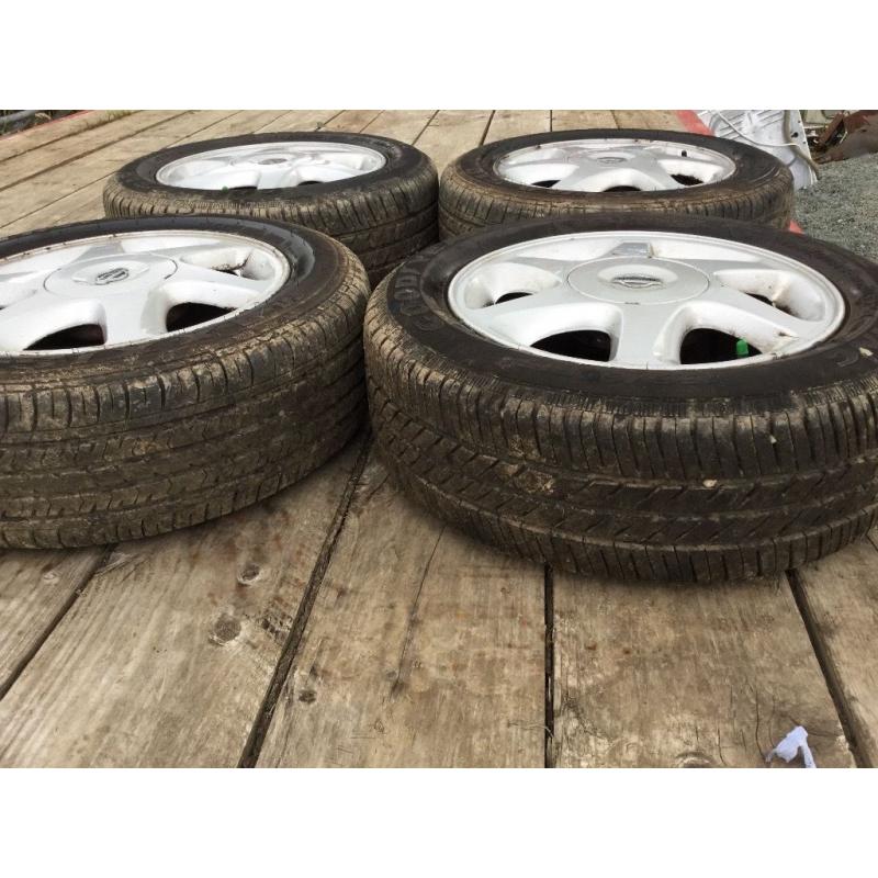 Nissan Primera gt p11 alloy wheels
