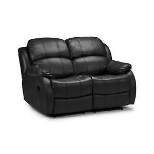 black leather 2 seater brand new 70%off shop price?