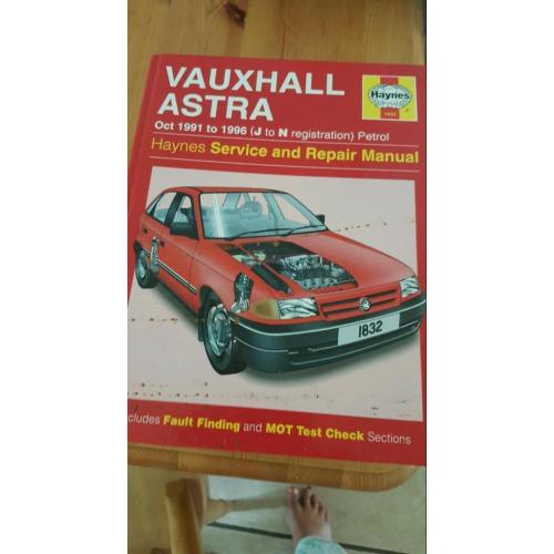 Haynes vauxhall astra oct1991 to1996 j to n petrol