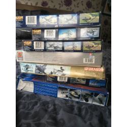 Various boxed ww2 model planes