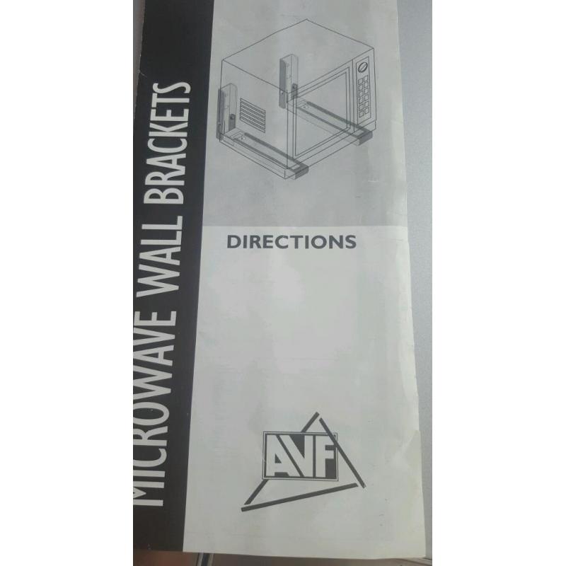 Microwave extending wall brackets