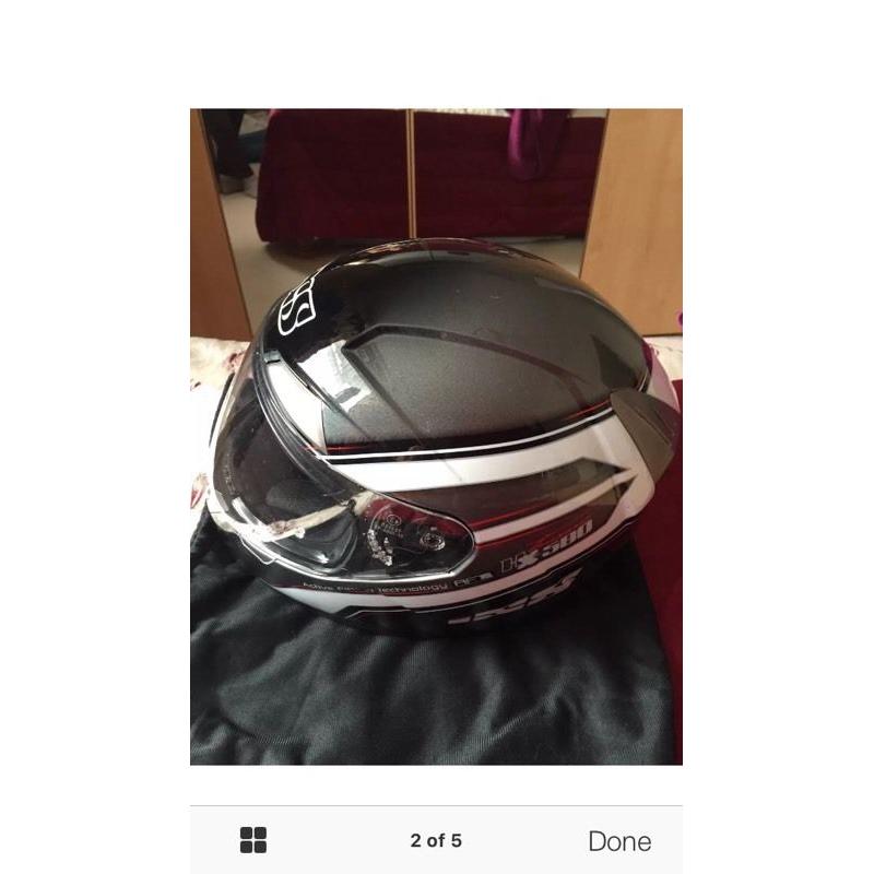 Crash helmet motorbike motor cycle