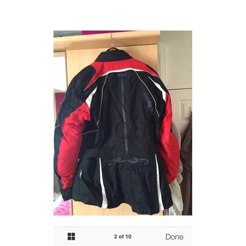 Ladies motorbike motor cycle jacket