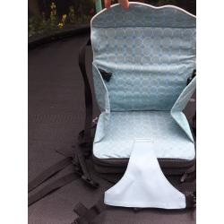 Travel high chair seat