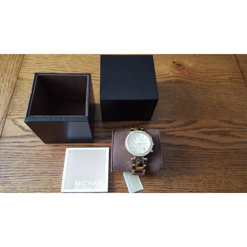 Genuine Michael Kors Ladies' Parker Chronograph Watch - Brand New with tag!