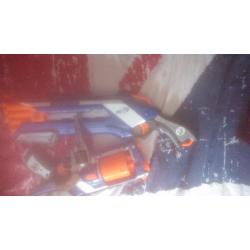 3 assorted toy guns