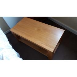 Solid Oak Coffee Table