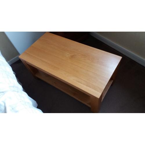 Solid Oak Coffee Table