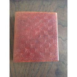 Blank Notebook Notepad, Real Leather, Recycled Paper