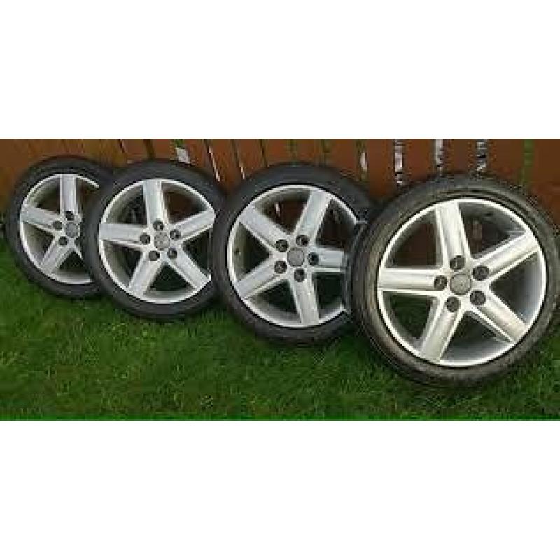 17" Audi B6 A4 Sline Alloys 5x112