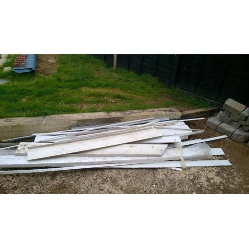 Selection of uPvc fascia offcuts