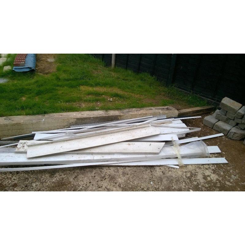 Selection of uPvc fascia offcuts