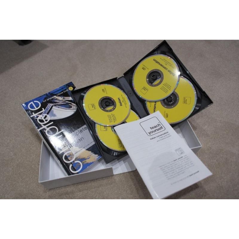 Beginners pack for learning Italian language Audio Books & Coursebook