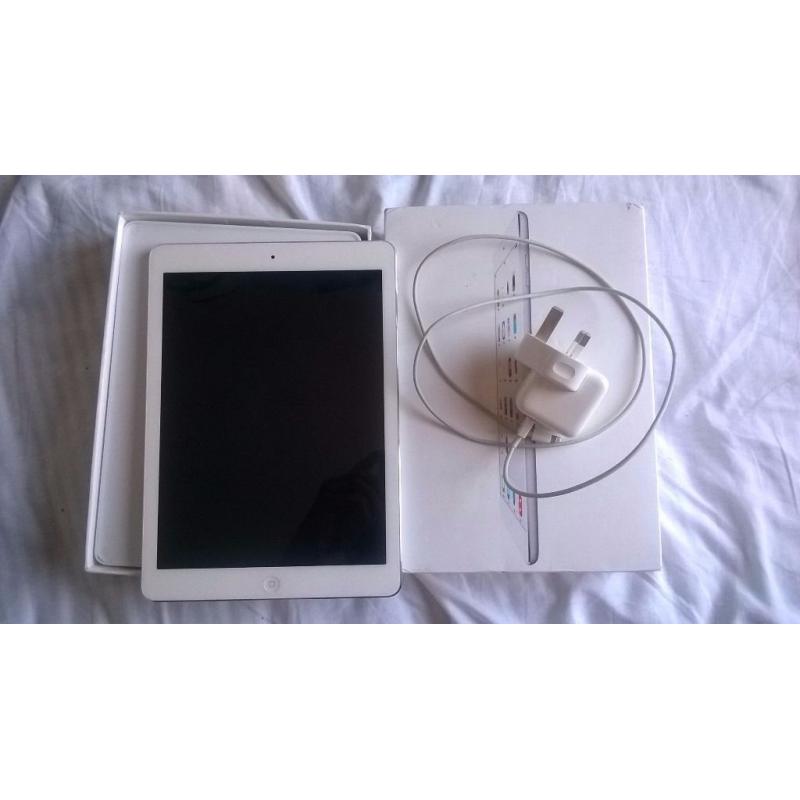 Apple iPad Air with charger and original box