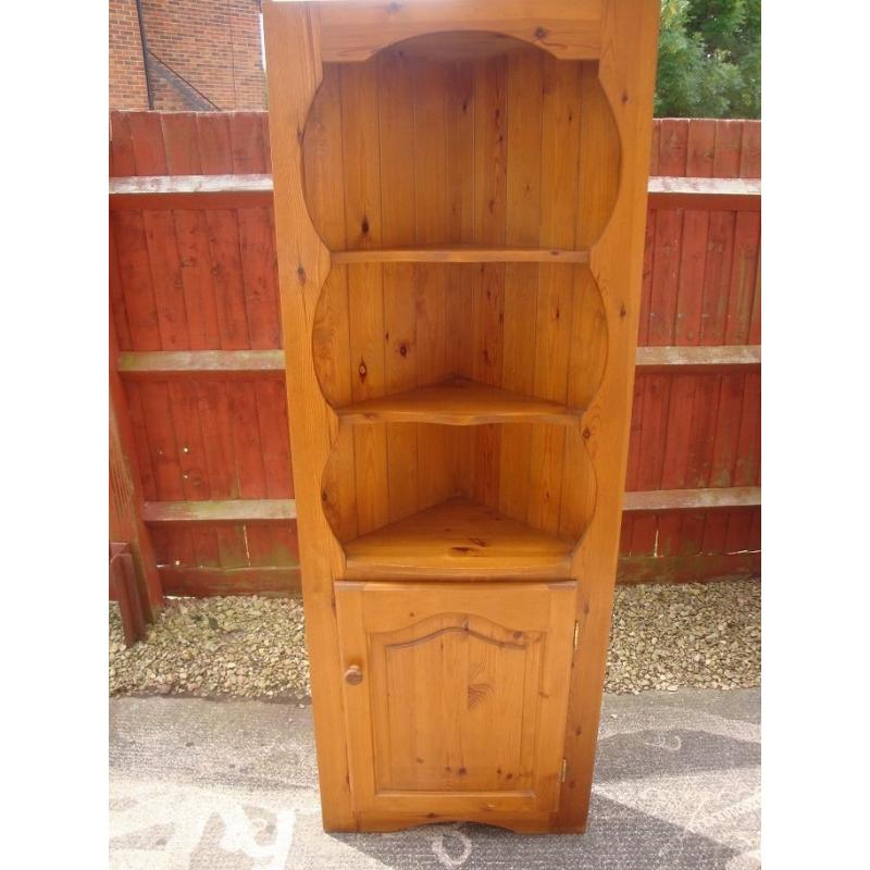 Solid Wood Corner Cabinet