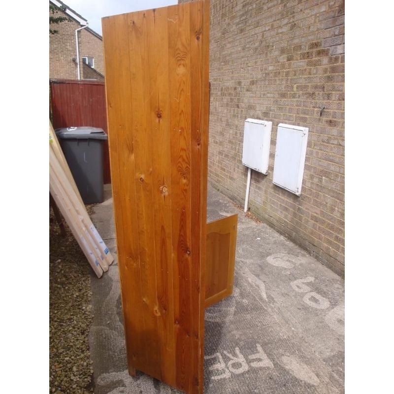 Solid Wood Corner Cabinet