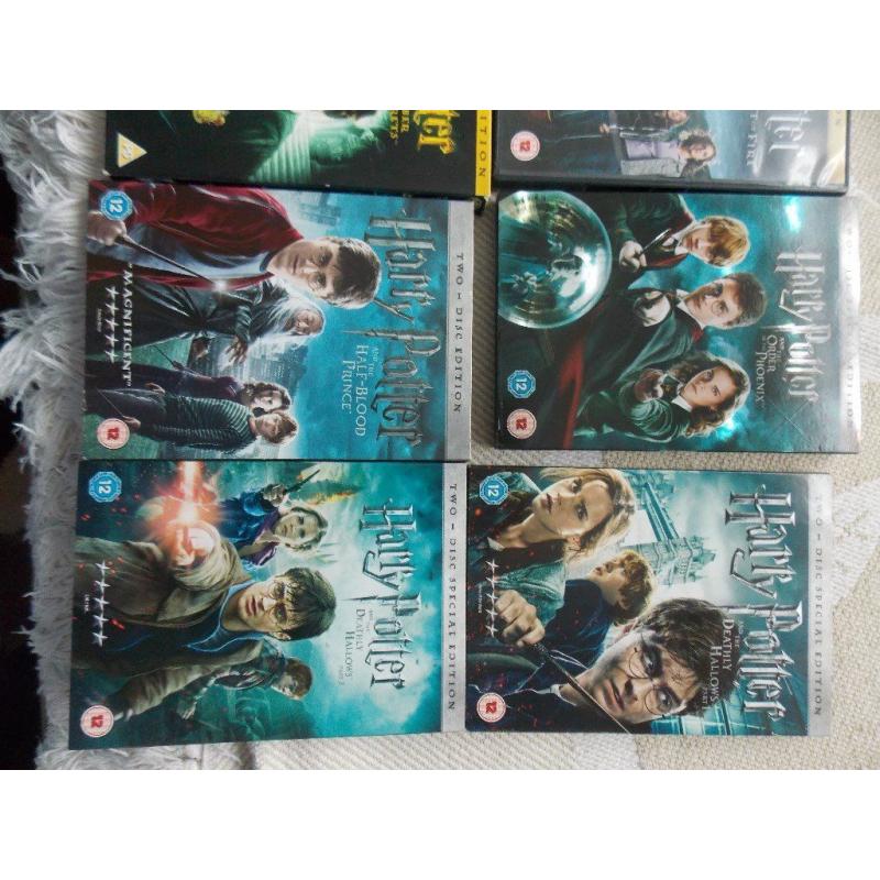 Full set of harry potter films