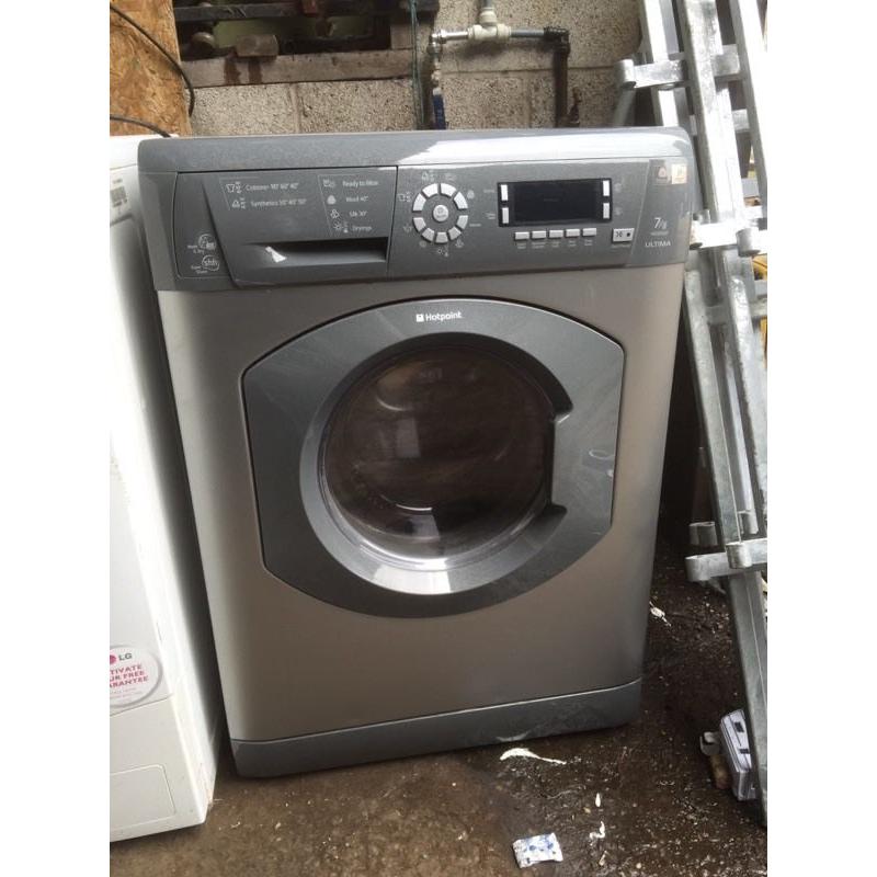 Silver hotpoint ultima 7 kg washer dryer