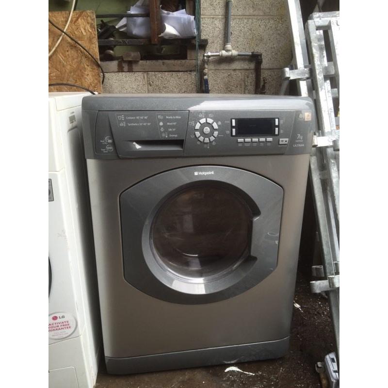 Silver hotpoint ultima 7 kg washer dryer