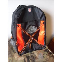 Harley Davidson exclusive rucksack - brand new - Orange & Black