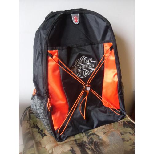 Harley Davidson exclusive rucksack - brand new - Orange & Black