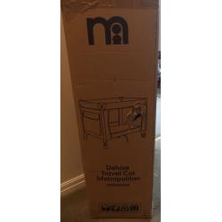 Like new - travel cot (optional extra mattress made for the travel cot 10cm)