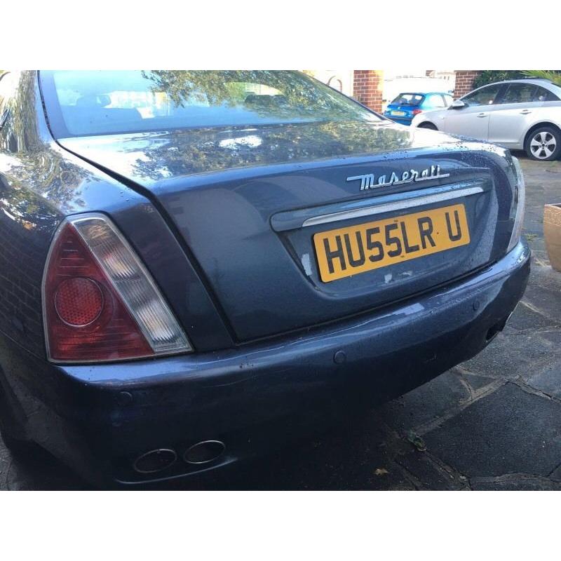 HUSSLA HUSTLER **HU55LR U** CHERISHED PRIVATE PLATE GANAGSTER PLATE