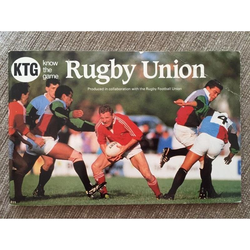12x Collectable Rugby Programmes Plus old rule book